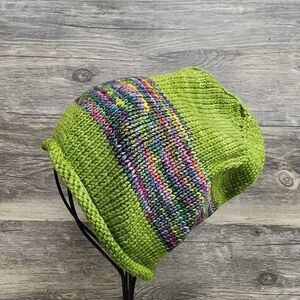 HANDMADE Knit Beanie Multicolor